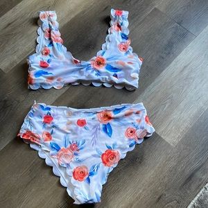 Shein two piece bathing suit.